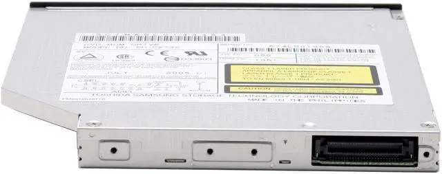 Alt view image 2 of 2 - TOSHIBA Black 8X DVD-ROM 24X CD-ROM IDE Slim DVD-ROM Drive Model SD-C2732 - OEM