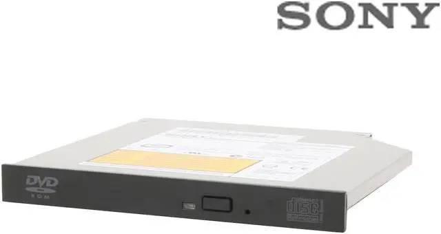 Main image of SONY Slim Combo Drive 8X DVD-ROM 24X CD-R 24X CD-RW 24X CD-ROM Black ATA/EIDE/ATAPI Model CRX850E - OEM
