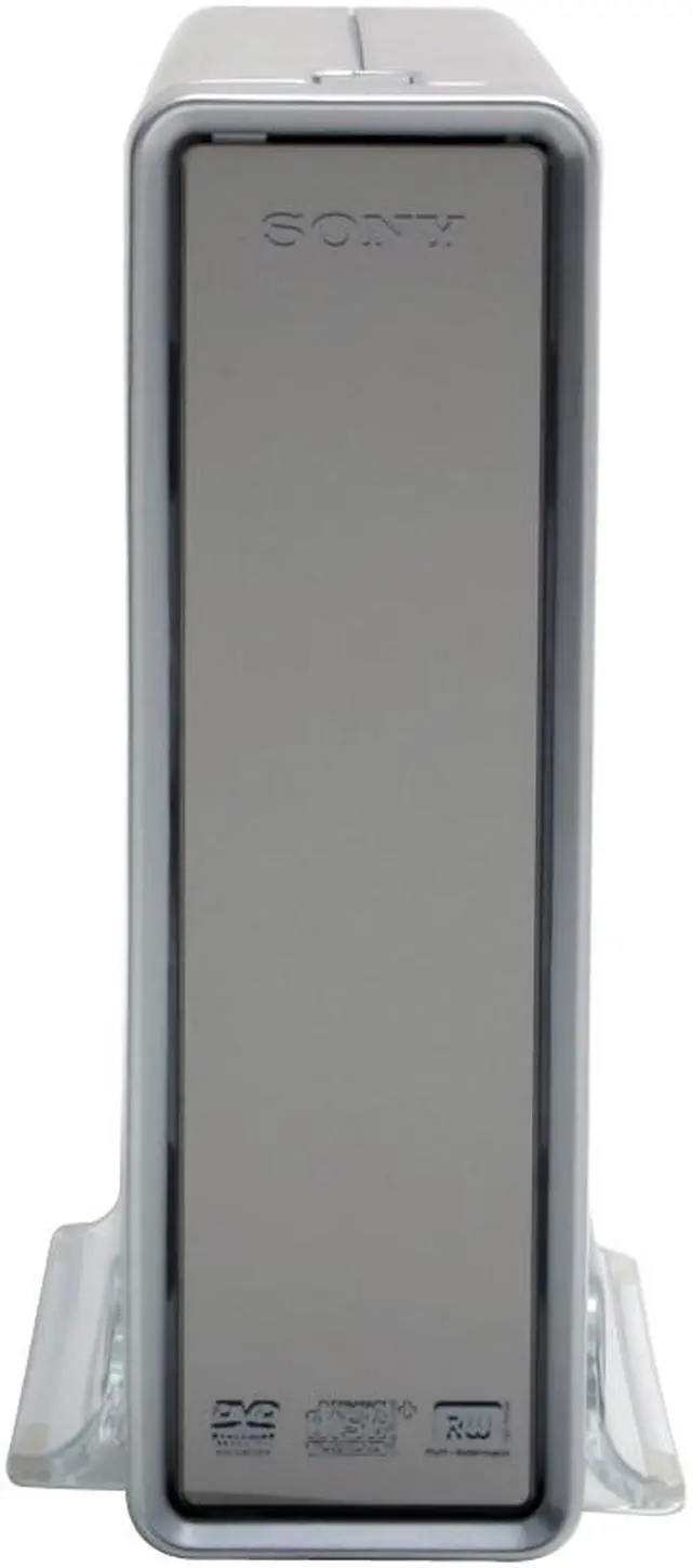 Alt view image 2 of 9 - SONY Gray 18X DVD+R 8X DVD+RW 8X DVD+R DL 18X DVD-R 6X DVD-RW 12X DVD-RAM 16X DVD-ROM 48X CD-R 32X CD-RW 48X CD-ROM 2MB Cache Hi-speed USB 2.0 & i.LINK External DVD Burner Model DRX-830UL-T