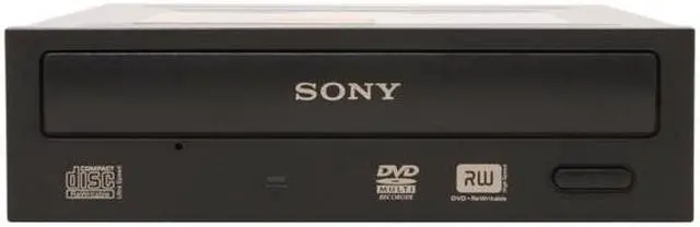 Alt view image 2 of 5 - SONY Black 16X DVD+R 8X DVD+RW 8X DVD+R DL 16X DVD-R 6X DVD-RW 5X DVD-RAM 16X DVD-ROM 48X CD-R 24X CD-RW 40X CD-ROM IDE DVD Burner