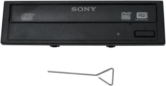 Alt view image 4 of 6 - SONY 20X DVD±R DVD Burner with 12X DVD-RAM 20X DVD+R 12X DVD+RW 12X DVD+R DL 20X DVD-R 6X DVD-RW 16X DVD-ROM 48X CD-R 32X CD-RW 48X CD-ROM White P-ATA Model DRU840A