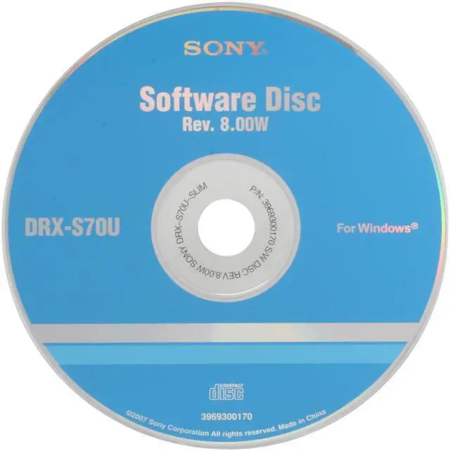Alt view image 6 of 7 - SONY USB 2.0 External Slim 8X DVD±R DVD Drive Model DRXS70U