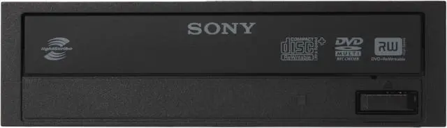Alt view image 2 of 6 - SONY 22X DVD Burner w/ LightScribe 22X DVD+R 8X DVD+RW 8X DVD+R DL 22X DVD-R 6X DVD-RW 16X DVD-ROM 48X CD-R 32X CD-RW 48X CD-ROM Black SATA Model DRU865S LightScribe Support