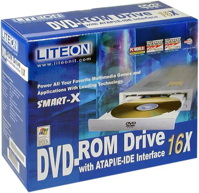Alt view image 4 of 4 - LITE-ON 16X DVD-ROM 48X CD-ROM DVD-ROM Drive Model LTD-166S