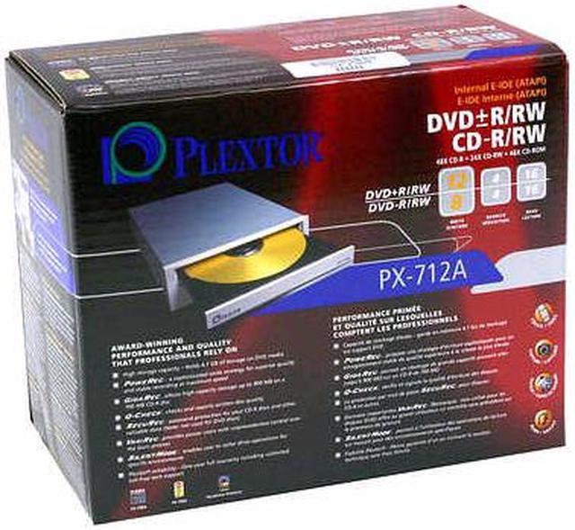 Alt view image 4 of 4 - PLEXTOR DVD Burner 12X DVD+R 4X DVD+RW 8X DVD-R 4X DVD-RW 16X DVD-ROM 48X CD-R 24X CD-RW 48X CD-ROM Beige IDE Model PX-712A