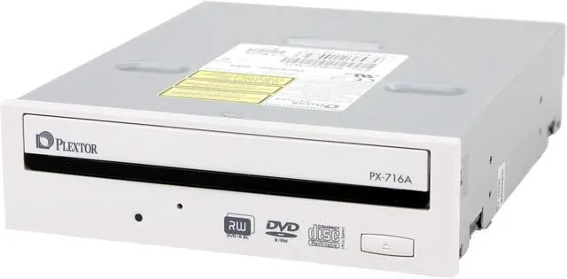 Main image of PLEXTOR 16X DVD±R DVD Burner 16X DVD+R 8X DVD+RW 6X DVD+R DL 16X DVD-R 4X DVD-RW 16X DVD-ROM 48X CD-R 24X CD-RW 48X CD-ROM Beige IDE Model PX-716A/SW