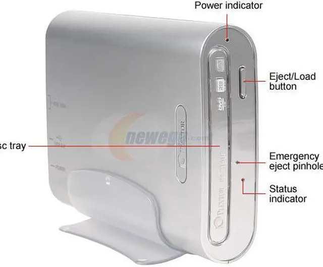 Alt view image 4 of 7 - PLEXTOR Silver 16X DVD+R 8X DVD+RW 4X DVD+R DL 16X DVD-R 4X DVD-RW 16X DVD-ROM 48X CD-R 24X CD-RW 48X CD-ROM 8M Cache IEEE 1394 / USB 2.0 External DVD Burner Model PX-716UF/SW