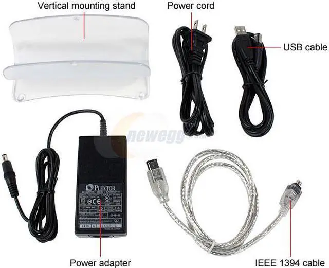Alt view image 5 of 7 - PLEXTOR Silver 16X DVD+R 8X DVD+RW 4X DVD+R DL 16X DVD-R 4X DVD-RW 16X DVD-ROM 48X CD-R 24X CD-RW 48X CD-ROM 8M Cache IEEE 1394 / USB 2.0 External DVD Burner Model PX-716UF/SW
