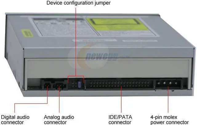 Alt view image 3 of 3 - ASUS Black 52X CD-ROM E-IDE/ATAPI CD-ROM Drive Model CD-S520B - OEM