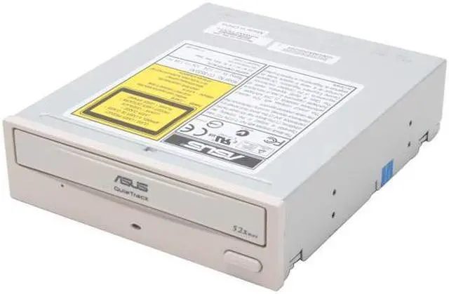 Alt view image 2 of 5 - ASUS Beige 52X CD-ROM E-IDE/ATAPI CD-ROM Drive Model CD-S520/A5