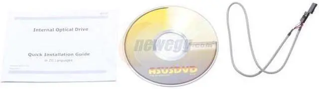 Alt view image 3 of 4 - ASUS Silver 16X DVD-ROM 48X CD-ROM ATAPI DVD-ROM Drive Model DVD-E616A
