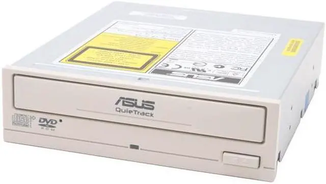 Alt view image 2 of 5 - ASUS Combo Drive 16X DVD-ROM 52X CD-R 32X CD-RW 52X CD-ROM Beige E-IDE/ATAPI Model CB-5216AG