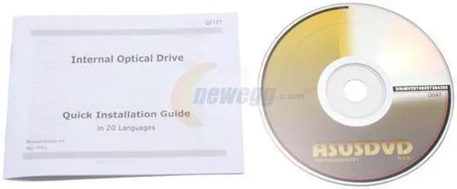 Alt view image 4 of 5 - ASUS Black 16X DVD-ROM 48X CD-ROM ATAPI/E-IDE DVD-ROM Drive with DVD-RAM Read support Model DVD-E616A2 BK