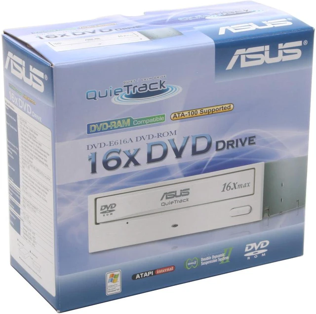Open Box: ASUS Beige ATAPI DVD-ROM Drive Model E616AG - Newegg.com