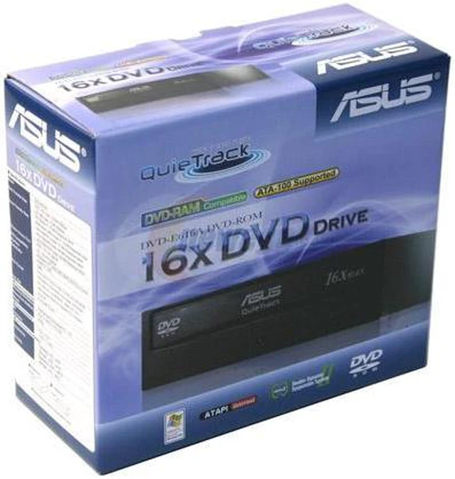 ASUS Black ATAPI DVD-ROM Drive Model DVD-E616AG - Newegg.com