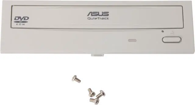 Alt view image 4 of 6 - ASUS (Dual Panels) BLACK Drive+ WHITE Panel 18X DVD-ROM 48X CD-ROM IDE DVD-ROM Drive Model DVD-E818A3