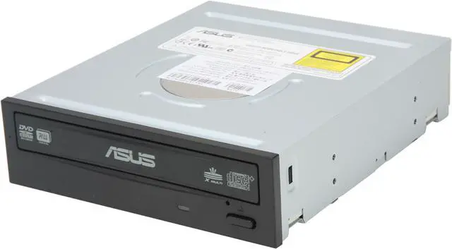 Main image of ASUS 22X DVD Burner 22X DVD+R 8X DVD+RW 12X DVD+R DL 22X DVD-R 6X DVD-RW 16X DVD-ROM 48X CD-R 32X CD-RW 48X CD-ROM Black IDE Model DRW-22B1S