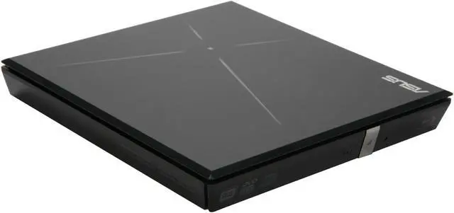 Alt view image 5 of 6 - ASUS Black 4.8X BD-ROM 8X DVD-ROM 24X CD-ROM USB External External Slim BD Combo Model SBC-04D1S-U