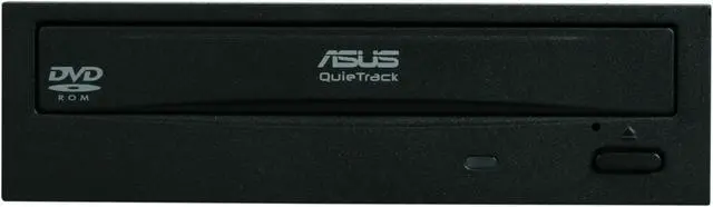 Alt view image 2 of 3 - ASUS Black 18X DVD-ROM SATA DVD-ROM Drive Model DVD-E818A6T/BLK/B/AS