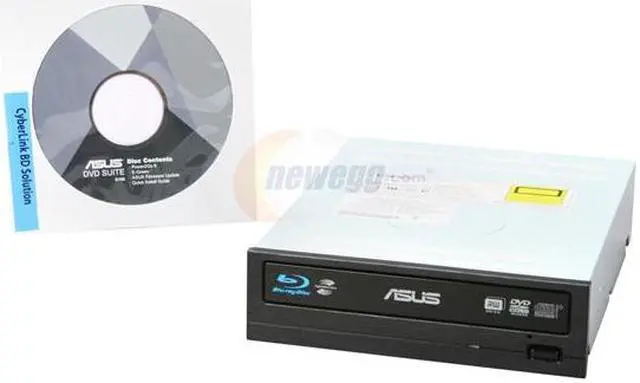 ASUS Black Blu-ray Drive SATA Model BC-08B1LT/BLK/B/ASUS