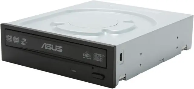 Main image of ASUS DVD-Writer 24X DVD+R 8X DVD+RW 24X DVD-R 8X DVD-RW 16X DVD-ROM 48X CD-R 24X CD-RW 48X CD-ROM Black SATA Model DRW-24B3LT/BLK/G/AS