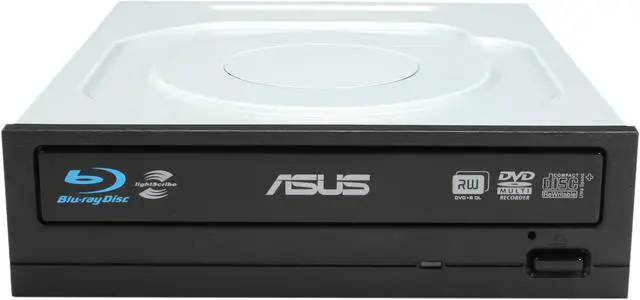 Alt view image 2 of 5 - ASUS Black 12X BD-R 2X BD-RE 16X DVD+R 12X DVD-RAM 8X BD-ROM 8MB Cache SATA Blu-ray Burner BW-12B1LT LightScribe Support - OEM