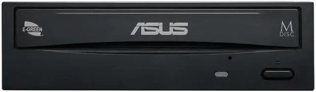 Alt view image 2 of 5 - ASUS DVD Burner 24X DVD+R 8X DVD+RW 12X DVD+R DL 24X DVD-R 6X DVD-RW 16X DVD-ROM 48X CD-R 24X CD-RW 48X CD-ROM Black SATA Model DRW-24B3ST/BLK/G/AS