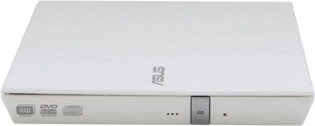 Alt view image 2 of 5 - ASUS USB 2.0 White External Slim CD / DVD Re-Writer Mac OS Compatible Model SDRW-08D2S-U