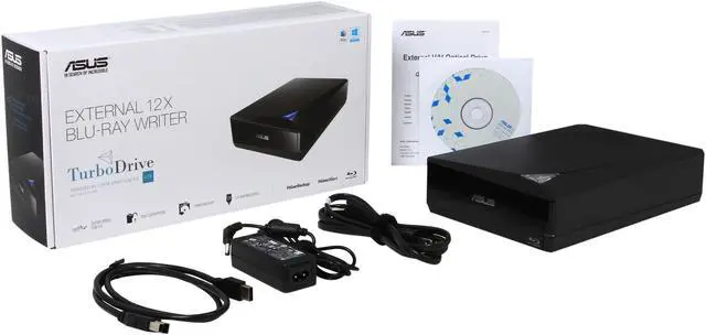 Alt view image 6 of 6 - ASUS USB 2.0 / USB 3.0 External 12X Blu-Ray Re-writer MacOS Cmpatible Model BW-12D1S-U LITE/BLK/G/AS