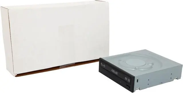 Alt view image 6 of 6 - ASUS 24X DVD Burner - Bulk 24X DVD+R 8X DVD+RW 8X DVD+R DL 24X DVD-R 6X DVD-RW 16X DVD-ROM 48X CD-R 24X CD-RW 48X CD-ROM Black SATA Model DRW-24B1ST