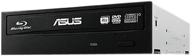 Main image of ASUS Black 16X BD-R 2X BD-RE 16X DVD+R 5X DVD-RAM 12X BD-ROM SATA Blu-ray Burner BW-16D1HT-PRO