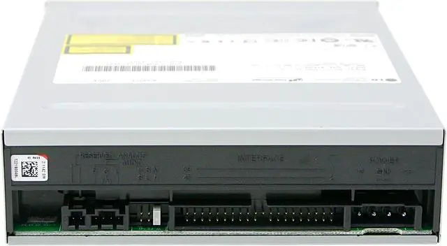 Alt view image 2 of 2 - LG DVD Burner 16X DVD+R 4X DVD+RW 8X DVD-R 4X DVD-RW 16X DVD-ROM 40X CD-R 24X CD-RW 40X CD-ROM Beige IDE Model GSA-4160B - OEM