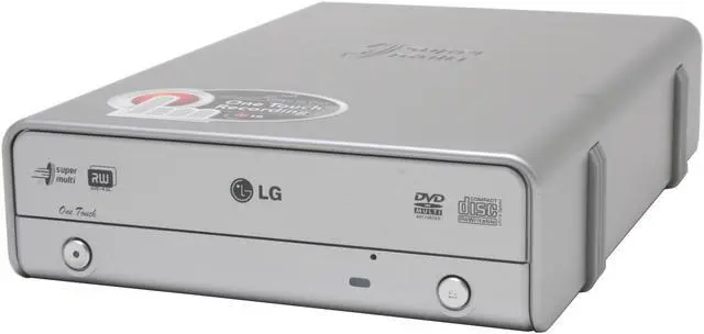 Main image of LG 16X DVD+R 8X DVD+RW 8X DVD+R DL 16X DVD-R 6X DVD-RW 5X DVD-RAM 16X DVD-ROM 48X CD-R 32X CD-RW 48X CD-ROM 2M Cache USB 2.0 External DVD Burner With AV Capture Model GSA5169D