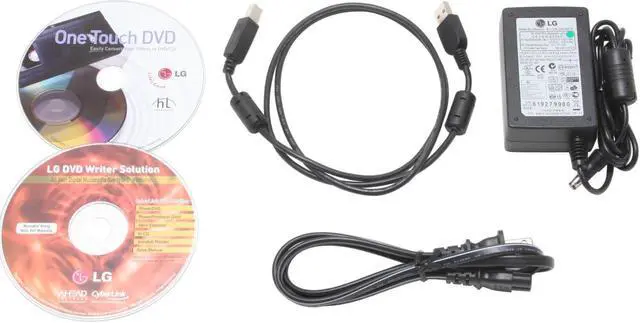 Alt view image 3 of 4 - LG 16X DVD+R 8X DVD+RW 8X DVD+R DL 16X DVD-R 6X DVD-RW 5X DVD-RAM 16X DVD-ROM 48X CD-R 32X CD-RW 48X CD-ROM 2M Cache USB 2.0 External DVD Burner With AV Capture Model GSA5169D