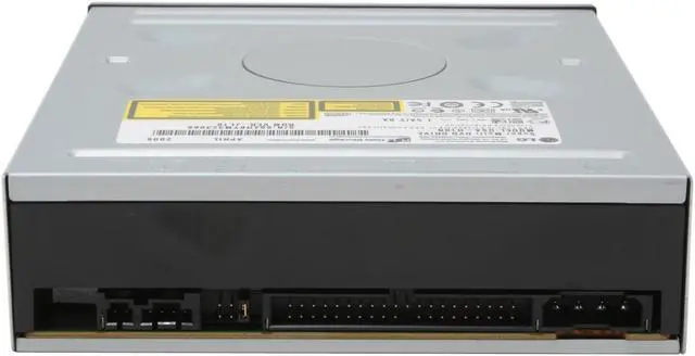 Alt view image 2 of 2 - LG Black 16X DVD+R 8X DVD+RW 10X DVD+R DL 16X DVD-R 6X DVD-RW 12X DVD-RAM 16X DVD-ROM 48X CD-R 32X CD-RW 48X CD-ROM 2M Cache ATA/ATAPI5 Super-Multi DVD Burner - OEM