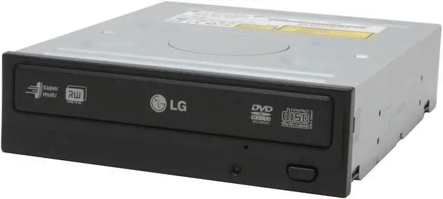 Main image of LG Black 16X DVD+R 8X DVD+RW 10X DVD+R DL 16X DVD-R 6X DVD-RW 12X DVD-RAM 16X DVD-ROM 48X CD-R 32X CD-RW 48X CD-ROM 2M Cache ATA/ATAPI5 Super-Multi DVD Burner - OEM