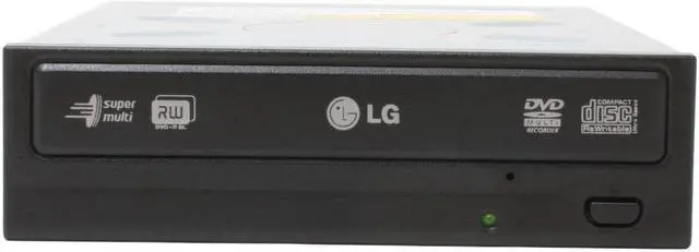 Alt view image 2 of 3 - LG Black 18X DVD+R 8X DVD+RW 8X DVD+R DL 18X DVD-R 6X DVD-RW 12X DVD-RAM 16X DVD-ROM 48X CD-R 32X CD-RW 48X CD-ROM 2M Cache IDE Super-Multi  DVD Burner - OEM