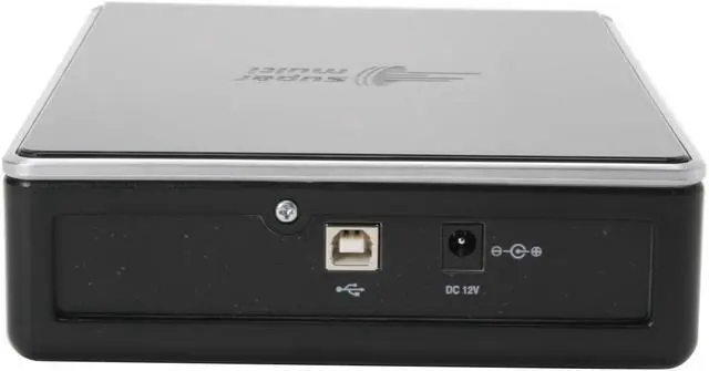 Alt view image 4 of 6 - LG 2-Tone 16X DVD+R 8X DVD+RW 10X DVD+R DL 16X DVD-R 6X DVD-RW 12X DVD-RAM 16X DVD-ROM 48X CD-R 32X CD-RW 48X CD-ROM 2MB Cache USB 2.0 External Super Multi DVD Rewriter with LightScribe Model GSA-E10L