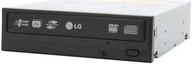 Main image of LG 18X DVD±R DVD Burner with LightScribe 18X DVD+R 8X DVD+RW 8X DVD+R DL 18X DVD-R 6X DVD-RW 16X DVD-ROM 48X CD-R 32X CD-RW 48X CD-ROM Black IDE Model GSA-H42LK BK LightScribe Support - OEM