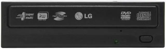 Alt view image 2 of 3 - LG 18X DVD±R DVD Burner with LightScribe 18X DVD+R 8X DVD+RW 8X DVD+R DL 18X DVD-R 6X DVD-RW 16X DVD-ROM 48X CD-R 32X CD-RW 48X CD-ROM Black IDE Model GSA-H42LK BK LightScribe Support - OEM