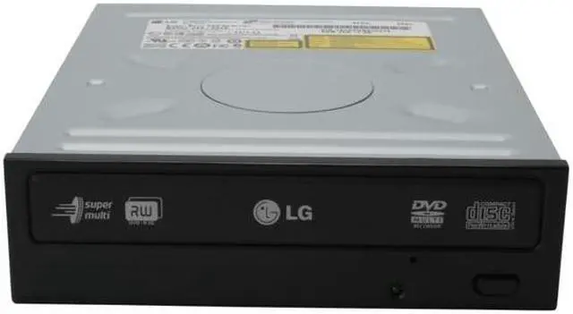 Alt view image 2 of 3 - LG Black 18X DVD+R 8X DVD+RW 10X DVD+R DL 18X DVD-R 6X DVD-RW 12X DVD-RAM 16X DVD-ROM 48X CD-R 32X CD-RW 48X CD-ROM 2MB Cache E-IDE/ATAPIDVD Burner - OEM