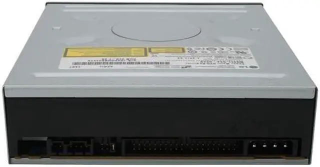 Alt view image 3 of 3 - LG Black 18X DVD+R 8X DVD+RW 10X DVD+R DL 18X DVD-R 6X DVD-RW 12X DVD-RAM 16X DVD-ROM 48X CD-R 32X CD-RW 48X CD-ROM 2MB Cache E-IDE/ATAPIDVD Burner - OEM