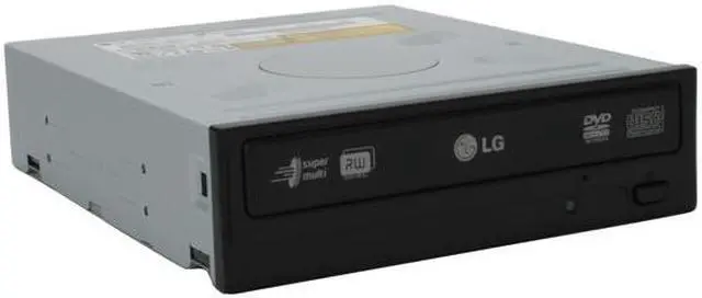 Main image of LG Electronics Black 18X DVD+R 8X DVD+RW 10X DVD+R DL 18X DVD-R 6X DVD-RW 12X DVD-RAM 16X DVD-ROM 48X CD-R 32X CD-RW 48X CD-ROM 2MB Cache SATA 18X DVD±R DVD Burner with 12X DVD-RAM Write - OEM