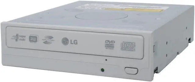 Main image of LG 20X DVD±R DVD Burner with LightScribe 18X DVD+R 8X DVD+RW 10X DVD+R DL 18X DVD-R 6X DVD-RW 16X DVD-ROM 48X CD-R 32X CD-RW 48X CD-ROM Beige IDE Model GSA-H54LB LightScribe Support - OEM