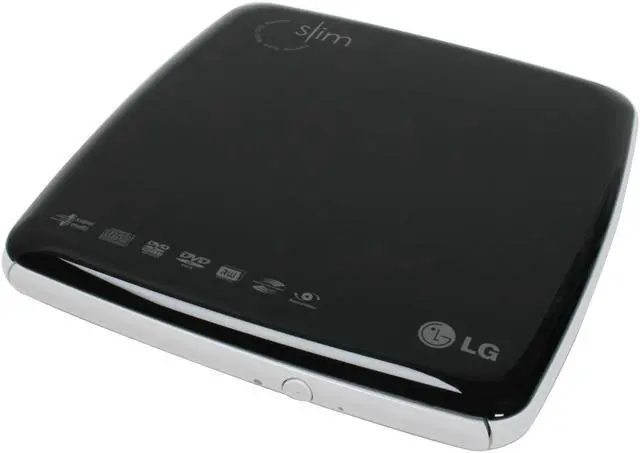 Main image of LG USB 2.0 Slim External SUPER MULTI DVD Burner with LightScribe Model GSA-E50L LightScribe Support