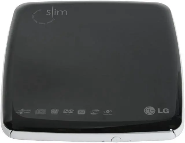 Alt view image 4 of 7 - LG USB 2.0 Slim External SUPER MULTI DVD Burner with LightScribe Model GSA-E50L LightScribe Support