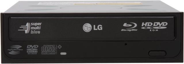 Alt view image 2 of 3 - LG Black 6X BD-ROM 16X DVD-ROM 40X CD-ROM SATA Internal Combo LG Blu-ray/HD DVD-ROM & 16X DVD±R DVD Burner Model GGC-H20L - OEM
