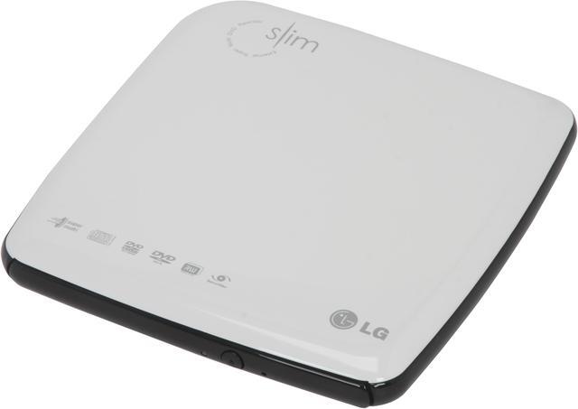 Alt view image 3 of 6 - LG USB 2.0 External Slim 8X DVD Drive Mac Compatible USB-Powered Model GP08NU10