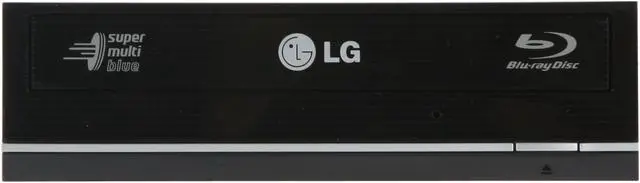 Alt view image 2 of 6 - LG Black 8X BD-R 2X BD-RE 16X DVD+R 5X DVD-RAM 6X BD-ROM 2MB Cache SATA Blu-ray Burner BH08LS20