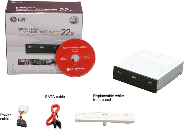 LG 22X Super Multi DVD Writer Black SATA Model GH22NS40R - Newegg.com